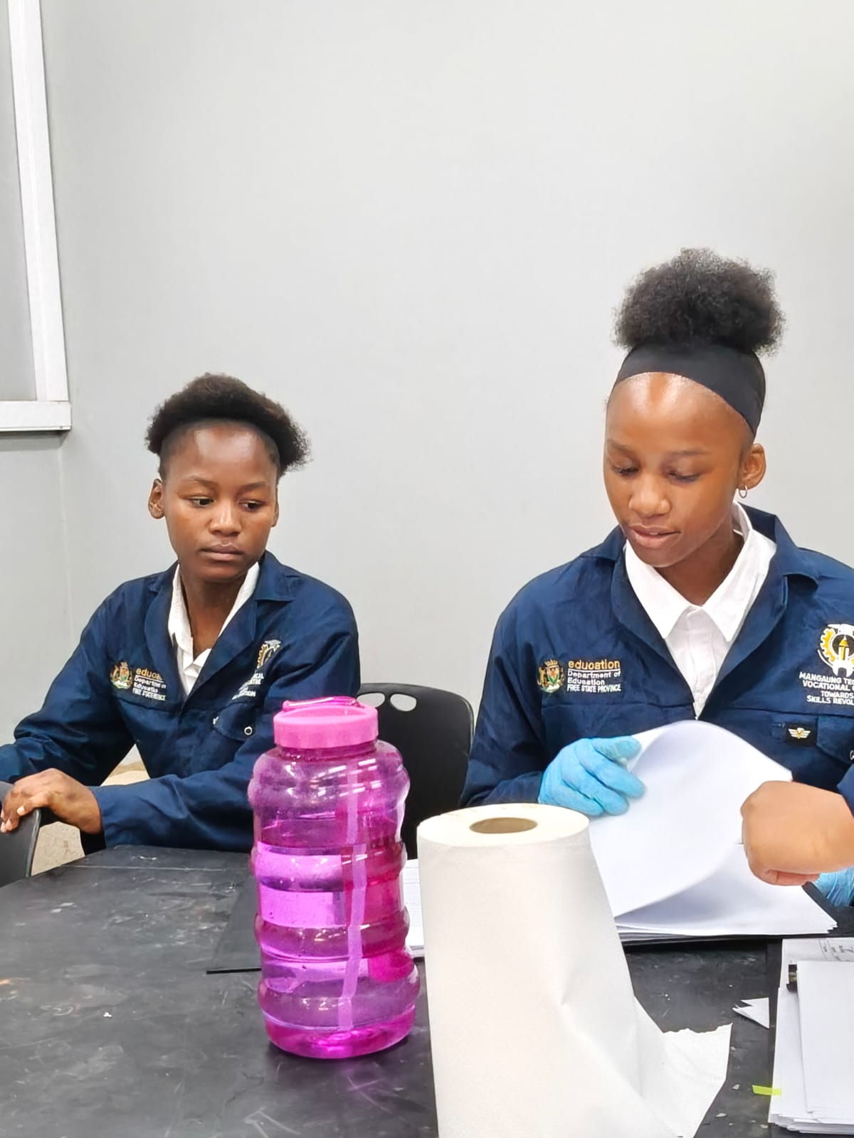 Students in training